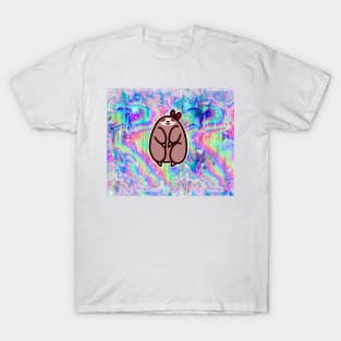 Bow Sloth Rainbow Holographic T-Shirt